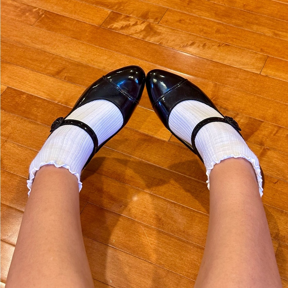 Cole Haan Black Mary Jane Heels - Picture 8 of 8